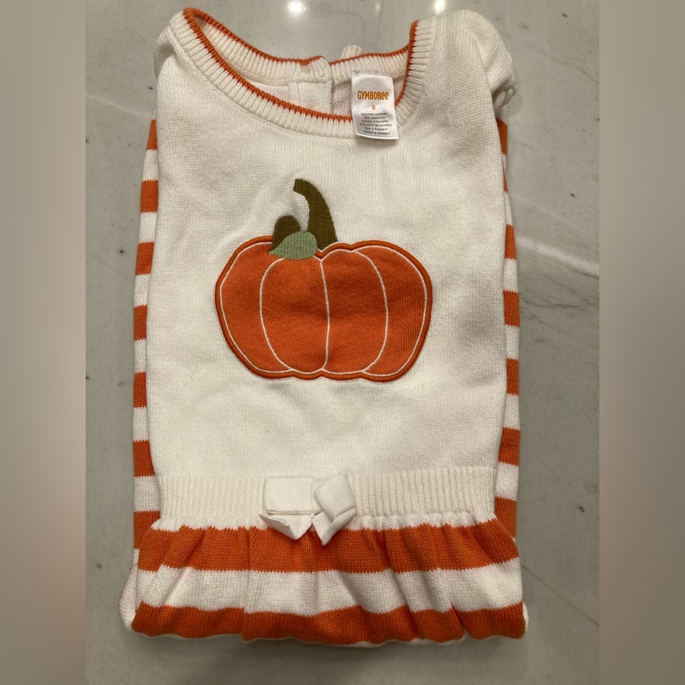 Gymboree Pumpkin Dress size 8